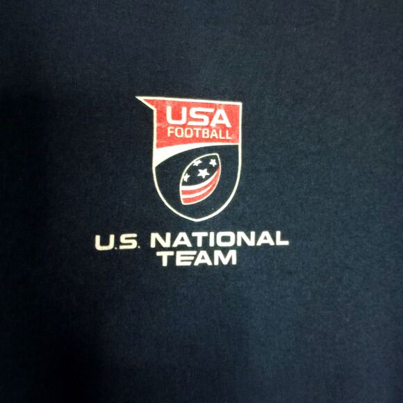 Nike Men's Dri-Fit USA Football Short Sleeve T Shirt Tee Navy Rare sz: Large - Picture 4 of 7